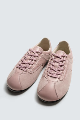 LEATHER TRAINERS HARRY LAMBERT FOR ZARA X DISNEY