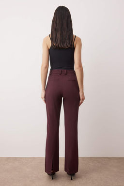 Murdum Dokuma Kumas Ispanyol Paca Pantolon TWOAW26PL00143 - Trendyolmilla фото 4