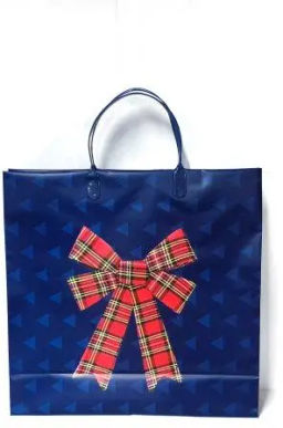 9372 Сумка пластик. BAM 194 (30x30см) средняя Новый Год *20