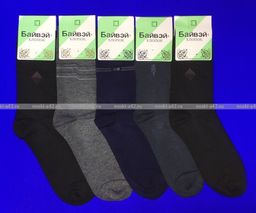 Цена за 12 пар. Байвей носки мужские артикул 508 с массажным эффектом 42-48 (фактически 41-45)  фото 27