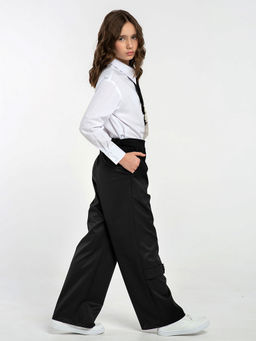 Школьные брюки для девочки Mooriposh, модель 0444