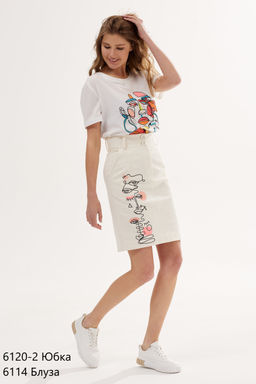 6114 Блуза - Niv niv fashion фото 5