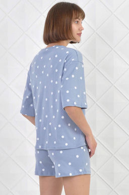 Арт. 9116 Пижама с шортами 42-50 (5 шт) Цвет:верх- лила, низ- лила - Калинка фото 13