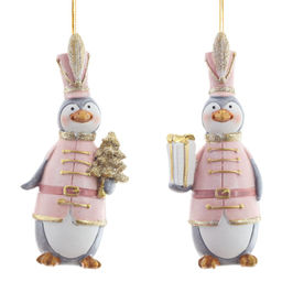 Фигурка декоративная подвесная "Пингвин", L5 W4,5 H12 см, 2в.