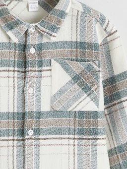 Uzun Kollu Ekose Erkek ?ocuk G?mlek