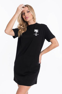 Футболка-платье М324223Пб черный - Елена фото 7