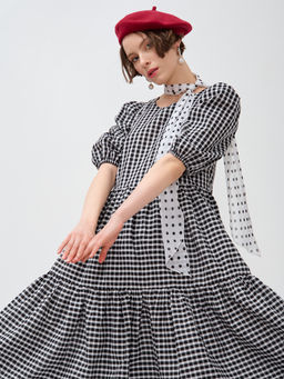 Платье с рукавами-буфами OD-789-3 - Tantino фото 8