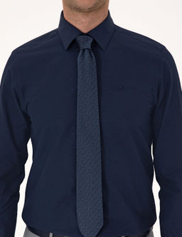 Lacivert Slim Fit Uzun Kollu Basic G_mlek - Pierre cardin фото 6