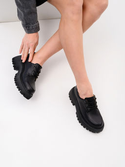 Туфли полуботинки 202.14728bl. Черный