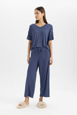 Пижамные штаны из вискозы Fall in Love - Defacto фото 2