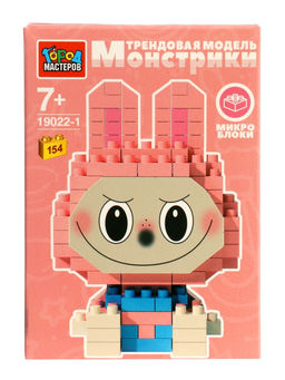 Конструктор 3D «Монстрики», 154 детали