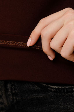 Арт.12803/2 Водолазка женская  42-50 (5 шт) Цвет:шоколад