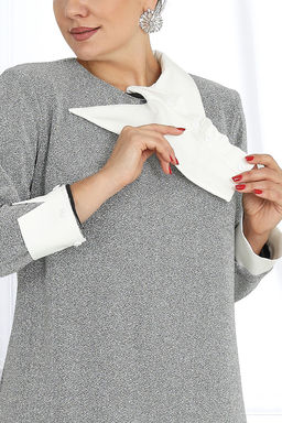 Платье Ninele 6036 серебро фото 15