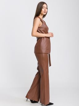 жилет из экокожи 036-0474 - Трика фото 5