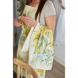 Полотенце Этель Солнечные цветы 40х73 см, 100% хлопок, саржа 190 г/м2  фото 3