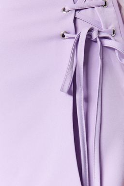 TRENDYOLMILLA Pembe Baglama ve Kusgozu Detayl? Dokuma Sort Etek TWOAW21SR0038  фото 94