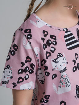 Костюм Лето коты лео-черный - Sovalina фото 28