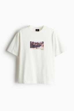 Camiseta con estampado Loose Fit