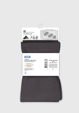 Колготки теплые CONTE Плотные меланжевые колготки TRENDY MELANGE grey  фото 12