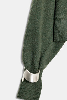 ASYMMETRIC KNIT JUMPER WITH CUFF DETAIL - Zara фото 8