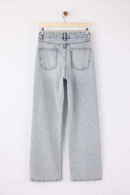 Ac?k Mavi Yuksek Bel Genis Paca Wide Leg Jeans TWOSS26JE00044 - Trendyolmilla фото 2