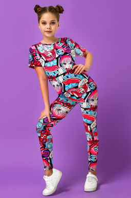 Летний костюм из бамбука для девочки Happyfox