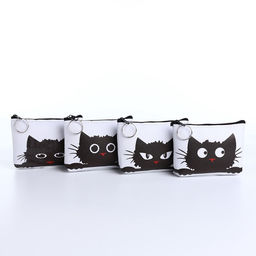 Цена за 2 шт. Кошелёк детский «Котики», маленький, монетница, МИКС