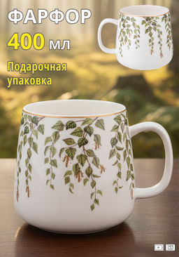 КРУЖКА LEFARD БЕРЕЗКИ 400 МЛ
