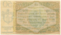 50 геллеров 1920 года Австрия Пёхларн (нотгельд)