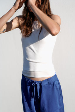 CAMISETA EFECTO DOBLE MANGA SISA / Crudo - Zara фото 2