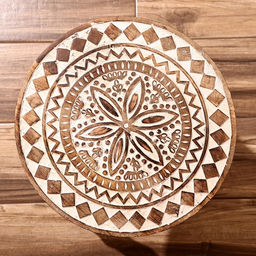 Столик кофейный, 40×40×45 см, манговое дерево