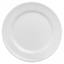 Тарелка мелкая фарфоровая д170мм, форма "Идиллия", белье (Беларусь)