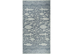 Полотенце 25С138-ШР/у. 65*140 "Океан-1" цв. 335 рис. 715 синий