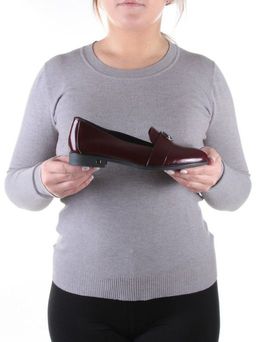 03-DMQN15-3 WINE Полуботинки женские (натуральная кожа) - Фабричный китай фото 4