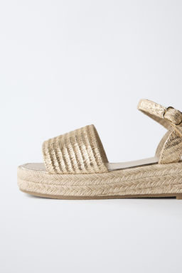 SANDALIA YUTE / Oro - Zara фото 6