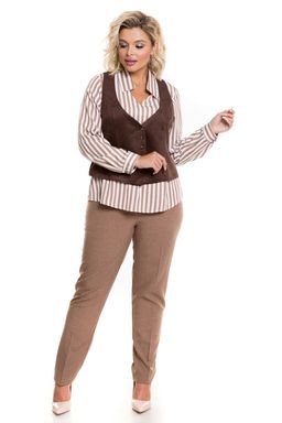 Жилет 1159 коричневый - Novita фото 8