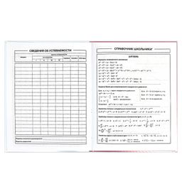 Дневник школьный арт. 60223 КОШКА / интегральный переплёт, А5+, 48 л., выборочный УФ-лак, конгрев, печать по фольге, матовая ламинация, печать в одну краску, универсальная шпаргалка/