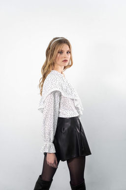 Блузка Мина (белый) - Nadi bordo фото 3