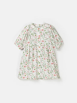 Платье хлопковое "Розы"