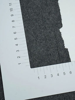 Шерсть костюмная Твид цв.Графитово-серый меланж, СОРТ2, ш.1.5м, шерсть-50%, п/э-50%, 240гр/м.кв - Купава фото 8