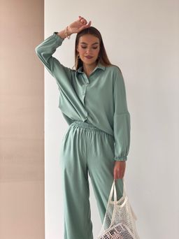 10005 Брюки летние фисташковые - Martichelli фото 16