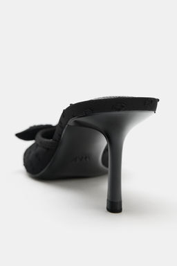 SANDALIA TAC?N MESH / Negro - Zara фото 5
