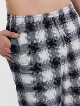 Брюки мужские в черно-белую клетку - Mark formelle фото 5