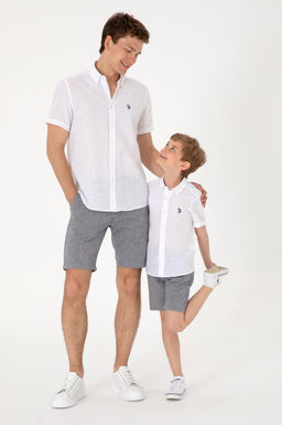 Erkek _ocuk Beyaz K_sa Kollu G_mlek Sepette S_rpriz _ndirim - U.s. polo assn фото 2