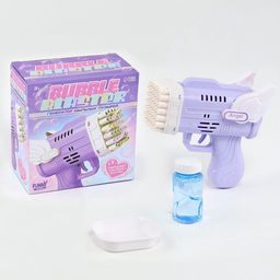 Генератор мыльных пузырей Ангел, фиолетовый, 8.5?14.5?15.5 см - Funny toys фото 3