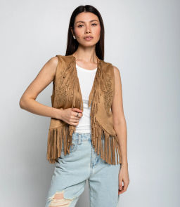 Жилет #КТ9833, бежевый