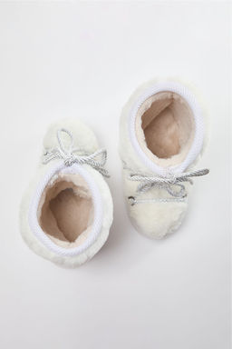Trendyolmilla Shoes Siyah Kurklu Bagc?kl? Pelus Kad?n Kar Bot TAKAW25BO00050  фото 11