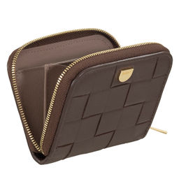 Итальянский кожаный кошелек для карт DuDu серии Hokkaido | кофейно-коричневый - Dudubags фото 3