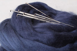 Gamma FN-012 Иглы для валяния (фелтинга) запасные в пластиковой упаковке с европодвесом 5 шт №36 толстые, тип крученые треугольные