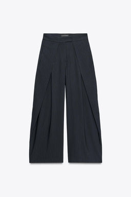 ZW COLLECTION PINSTRIPE TROUSERS - Zara фото 5